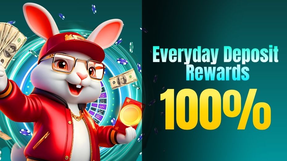 Everyday Deposit Rewards 100%